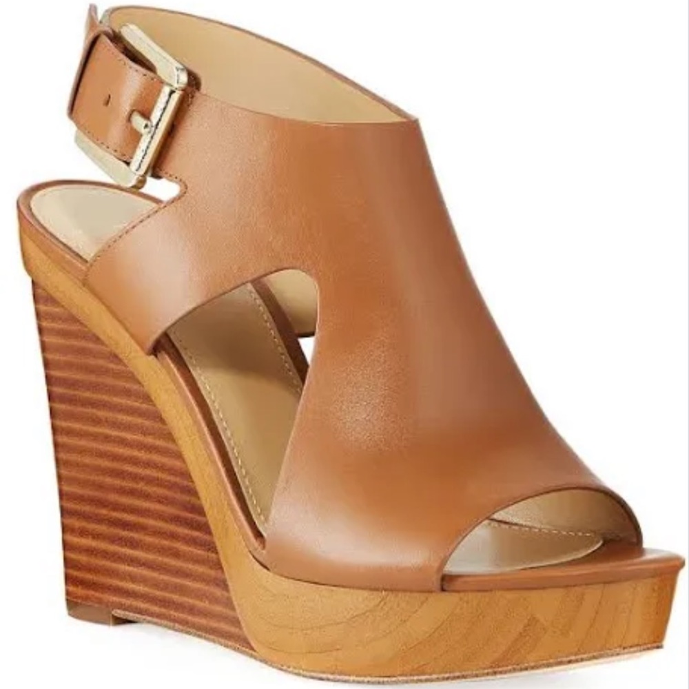 Michael Kors Tan Wedges